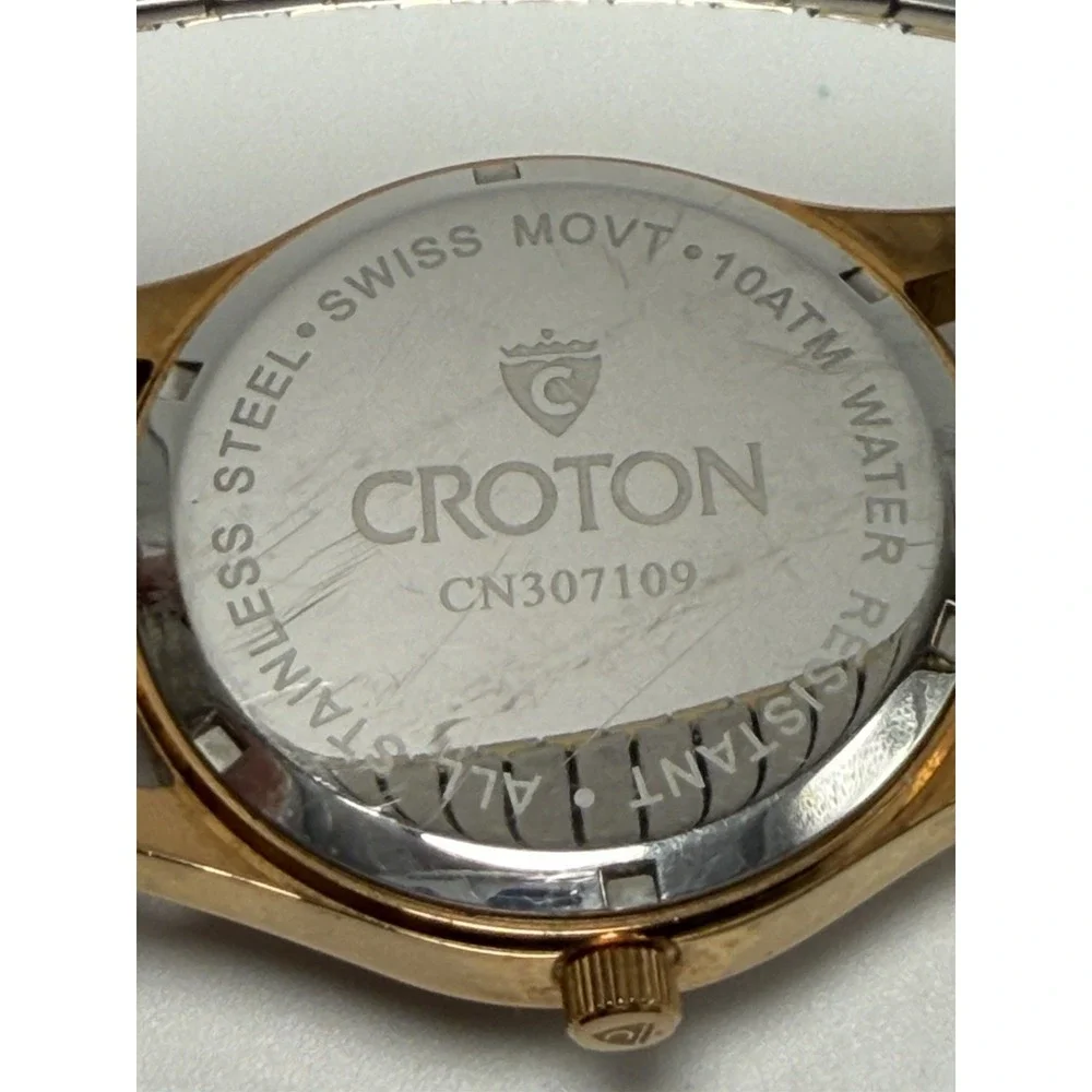 Croton CN307109 New Battery Mens Watch 42MM‎ 7.25